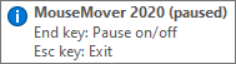 Screenshot MouseMover2020 Screenshot MouseMover2020