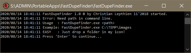 Screenshot 1 FastDupeFinder
